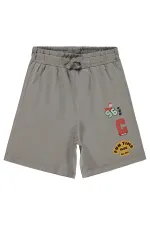 Pantalon Capri garçon, 2-5 ans, gris clair - Lot