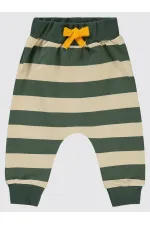 Baby Tracksuit Bottoms 0-24 Months Soft Khaki - Pack