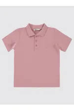 Erkek Çocuk Tişört 6-9 Yaş Gül Kurusu - Paket