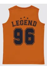 Erkek Çocuk Tişört 6-9 Yaş Koyu Oranj - Paket