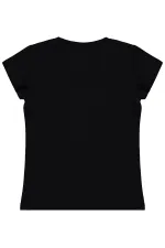 Kız Çocuk Tişört Km 6-9 Yaş Siyah - Paket