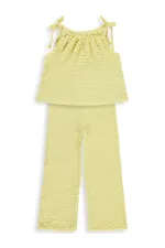 Kız Çocuk Takım 2-5 Yaş Sarı - Paket