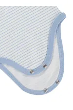 Bebek Çıtçıtlı Badi 0-24 Ay Soft İndigo - Paket