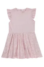 Kız Çocuk Jile ve Elbise 6-9 Yaş Pembe - Paket