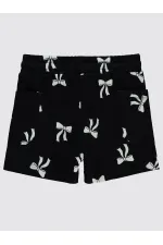 Short noir pour fille de 2 à 5 ans - Emballage