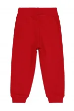 Bas de survêtement rouge pour garçon de 2 à 5 ans - Lot