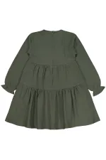 Girl's Vest and Dress 6-9 Years Khaki - Package