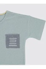 Lot de T-shirts bleus pour garçon de 6 à 9 ans