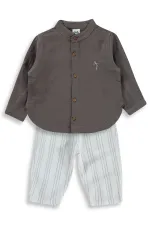 Bebek Takım 0-24 Ay Acı Kahve - Paket