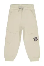 Erkek Çocuk Eşofman Altı 2-5 Yaş Bej - Paket