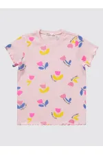 Kız Çocuk Pijama Takımı 6-9 Yaş Gül Pembe - Paket