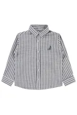 Boys' Shirt, Ages 2-5, Navy Blue - Pack