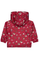 Kız Çocuk Yağmurluk 2-5 Yaş Bordo - Paket