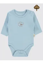 Bebek Çıtçıtlı Badi 0-24 Ay Mavi - Paket