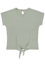 Girls' T-shirt, Ages 10-13, Light Green - Pack