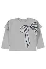 Kız Çocuk Takım 2-5 Yaş Gri - Paket