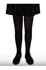 Kız Çocuk Külotlu Çorap 2-9 Yaş Siyah - Paket