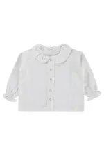 Girls' Shirt, Ages 2-5, Off-White - Package