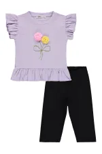 Ensemble pour filles 2-5 ans Lavande douce-Noir - Pack