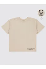 Boys T-Shirt 6-9 Years Old Stone Color - Pack