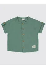 Bebek Gömlek 0-24 Ay Su Yeşili - Paket