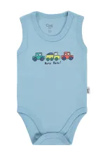 Bebek Çıtçıtlı Badi 0-24 Ay Mavi - Paket