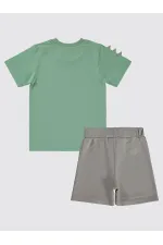 Erkek Çocuk Takım 2-5 Yaş Soft Haki - Paket