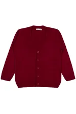 Boy Cardigan 6-9 Years Old Burgundy - Package Boy Cardigan 6-9 Years Old Burgundy - Package