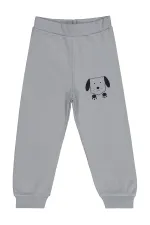 Bas de survêtement garçon Km 2-5 ans Gris - Lot