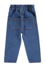 Pantalon bleu pour fille de 2 à 5 ans - Lot