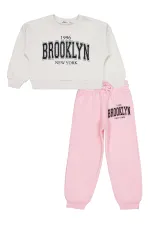 Girls Tracksuit Set 2-5 Years Old Ecru - Package