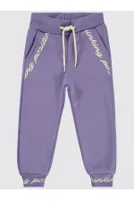 Girls Tracksuit Bottoms 2-5 Years Lilac - Package
