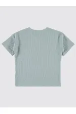 Lot de T-shirts bleus pour garçon de 6 à 9 ans