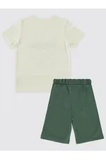 Boys Suit 6-9 Years Khaki - Package