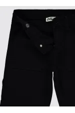 Boy's Trousers 6-9 Years Black - Pack