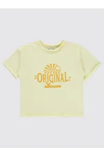 Boys T-Shirt 10-13 Years Old Light Yellow - Package