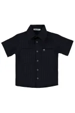 Boys' Shirt, Ages 2-5, Navy Blue - Pack