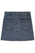 Kız Çocuk Etek 6-9 Yaş Mavi - Paket