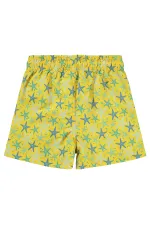 Erkek Çocuk Deniz Şort 2-5 Yaş Sarı - Paket