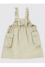 Kız Çocuk Jile ve Elbise 2-5 Yaş Bej - Paket