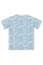 Erkek Çocuk Tişört 6-9 Yaş Kırık Beyaz - Paket