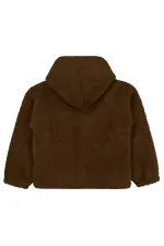 Girl Cardigan 10-13 Years Old Dark Brown - Package