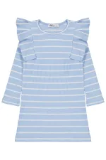 Kız Çocuk Jile ve Elbise 6-9 Yaş Mavi - Paket