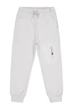 Bas de survêtement garçon 10-13 ans Gris clair - Lot