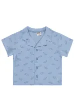 Bebek Gömlek 0-24 Ay Mavi - Paket