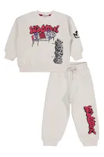 Ensemble de survêtement garçon 2-5 ans Gris clair - Emballage