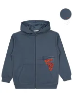 Erkek Çocuk Hırka 10-13 Yaş Açık Antrasit - Paket