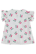 T-shirt pour fille, 6-9 ans, blanc cassé - Emballage