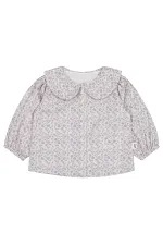 Bebek Gömlek 0-24 Ay Buz Mavi - Paket