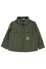 Erkek Çocuk Gömlek 2-5 Yaş Haki - Paket